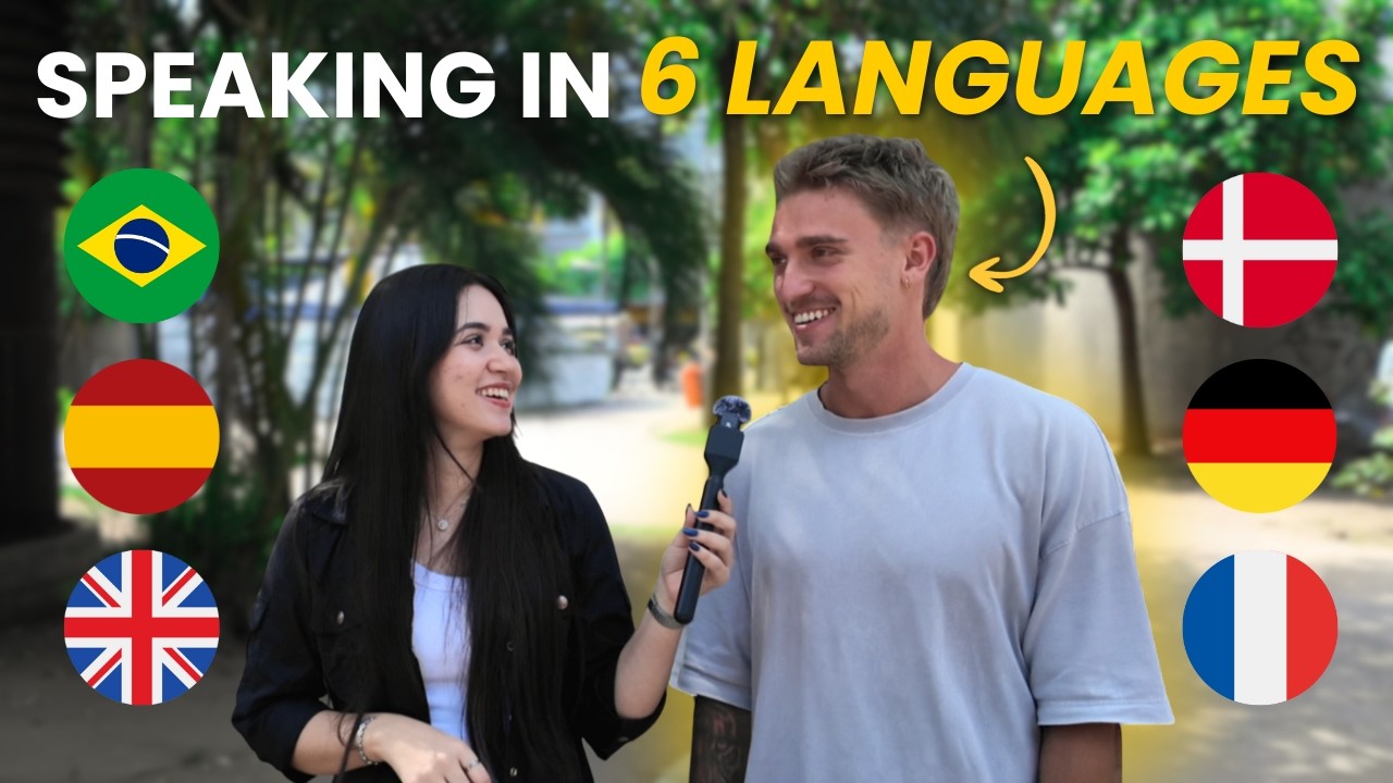 Он говорит на шести языках… КАК?! | Уличное интервью с полиглотом