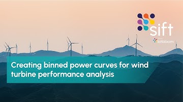 Creating binned power curves for wind turbine performance analysis