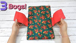 Budget Friendly 3 Stylish and Functional Bags for Everyday Use, Step by Step Tutorial