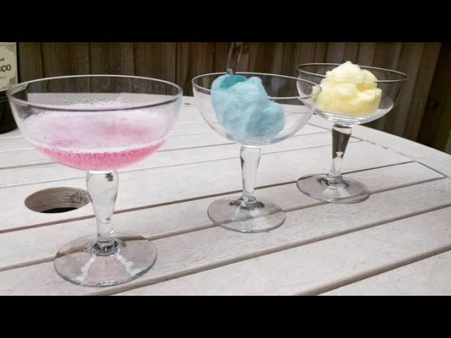 Candy floss Prosecco @flamebbq