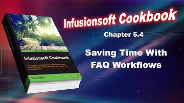 Infusionsoft Cookbook - Chapter 5.4 - Saving Time With FAQ Workflows