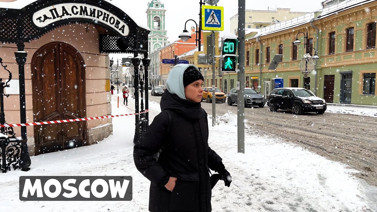 ⁴ᴷ OLD STREET OF MOSCOW 🇷🇺 A walk through the historical center of a large metropolis