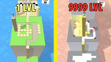 Stacky Dash Stage | ALL LEVELS | Full Gameplay Walkthrough