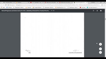 LNMU Part 1 Subsidiary Practical Exam Schedule 2018, BA BSC Bcom Subsidiary Exam Date Sheet