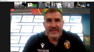 Ternana, Lucarelli incontentabile dopo il 5-1 al Catanzaro: 'Peccato quei 20 minuti...'