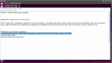 How to install Unity Tweak Tool on ubuntu linux