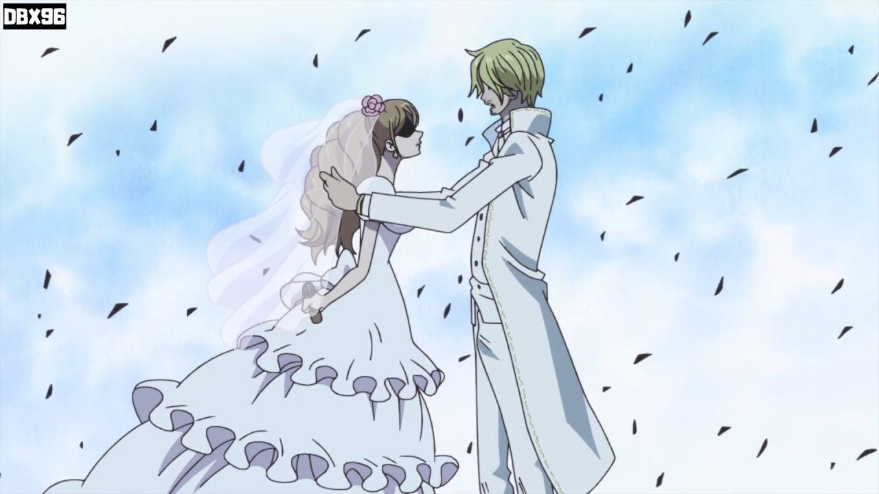 Let's get married! Sanji hugs Pudding - One Piece 810 