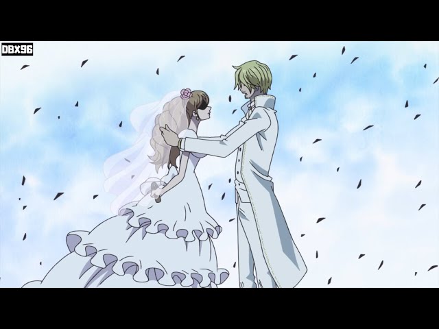 Let's get married! Sanji hugs Pudding - One Piece 810 