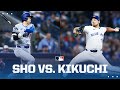 Shohei ohtani and yusei kikuchi face off 