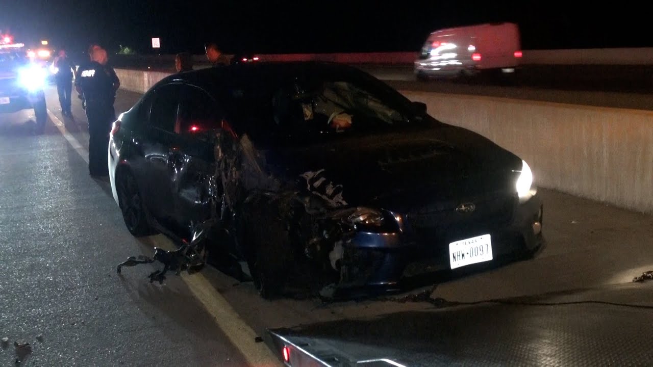 092822 WRONG WAY DRIVER CRASH SH 99 AT HARDY - YouTube