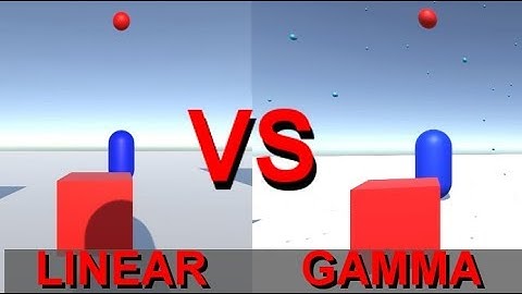 Unity - Linear vs Gamma Color Space