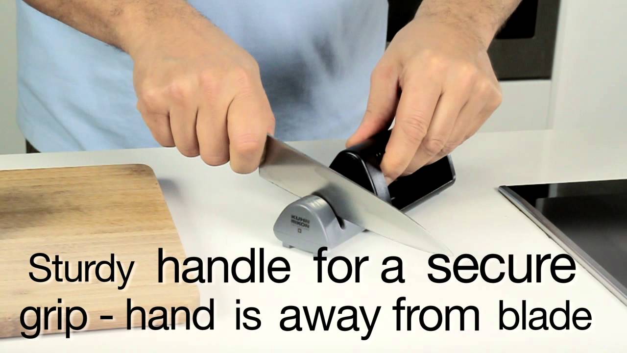 Kuhn Rikon Dual Knife Sharpener (english) YouTube