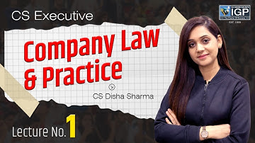 CS Executive | Company Law & Practice | Demo Lecture 1 | June 2025 | CS Disha Sharma