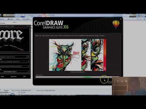 Instal Corel Draw X6  Keygen