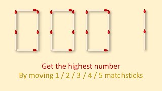 Matchstick 0001 - Find the Highest Number screenshot 2