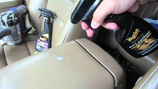 Cleaning 7 Year old Car Leather Amazing Results