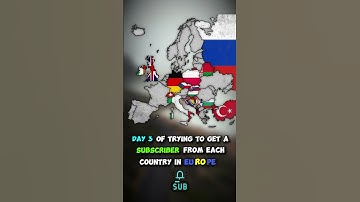 Day 3 of trying to get a subscriber from each country in Europe #geography #map #mapping #history