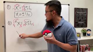 42 super square root of 256 =   1
