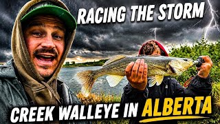 ​Racing The Storm: Rapid-Fire Creek Fishing for Walleye!