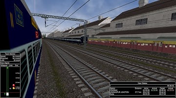 Howrah - Puri Dhauli Superfast Express in INDIAN TRAIN SIMULATOR || MSTS Open Rails Indian Railways