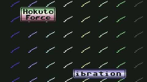 Dancing Curves! 4K ! Hokuto Force! 2019 ! Commodore 64 (C64)