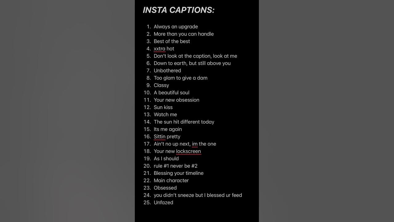 Captions for Instagram // Best Unique Captions // Best Captions For Instagram #instagramcaptions Captions for Instagram // Best Unique Captions // Best Captions For Instagram #instagramcaptions