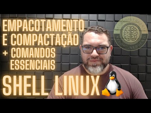 Empacotamento e Compactação com comandos essenciais na Shell Bash do Linux.