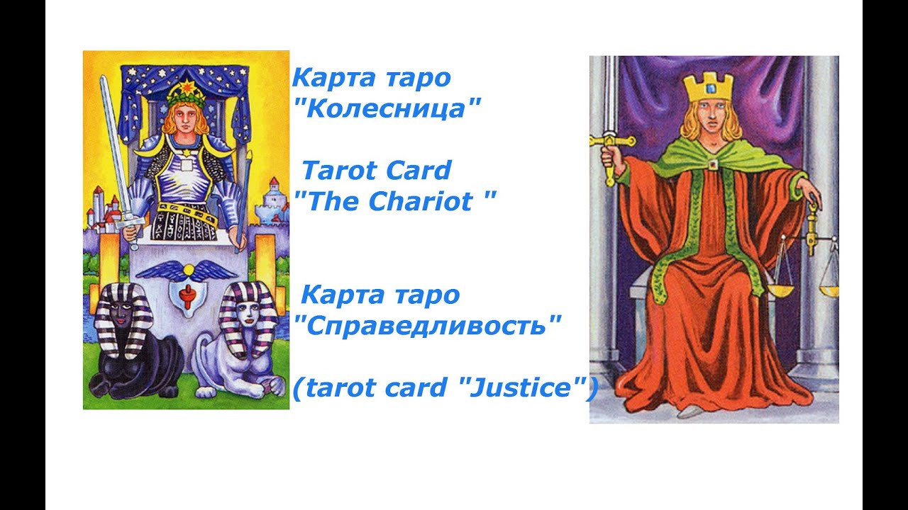 Карта Таро Колесница Карта Таро Колесница