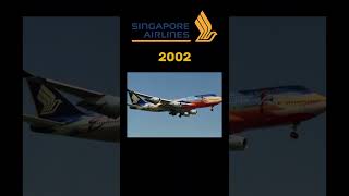 The evolution of SINGAPORE Airlines 🇸🇬 (1947-Present) | # #plane #singaporeairlines