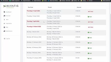 MantisProperty Landlord and Tenant Portal