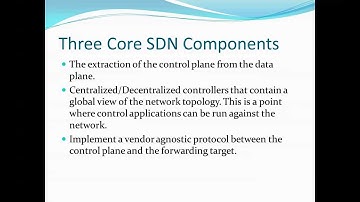 OpenFlow Fundamentals 1