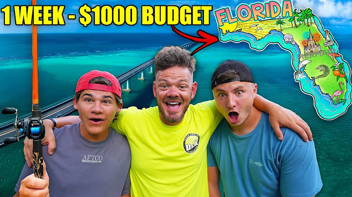 1 Week, 1 State, $1000 Travel Fishing Challenge (Florida)
