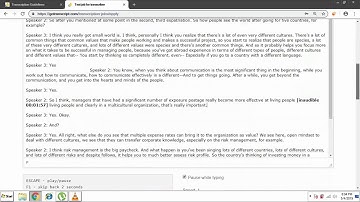 GOTRANSCRIPT AUDIO TEST ANSWER - MAY 2019
