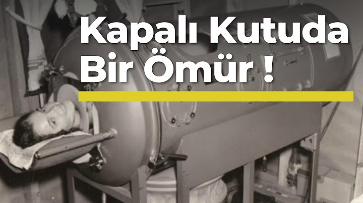 TÜM HAYATINI KAPALI KUTUDA GEÇİREN İNSANLAR ! | Demir Akciğer Makinesi | makinecim.com