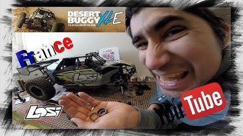 DBXL-E Desert Buggy LOSI, Change Outer Axle Bearings, Upgrading RC 1:5 Scale #losi #dbxl-e