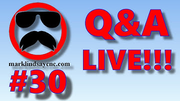 LIVE Q&A #30 - Design a Monogram in VCarve or Aspire