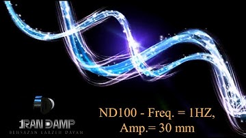 Dynamic test on IRANDAMP nonlinear viscous dampers