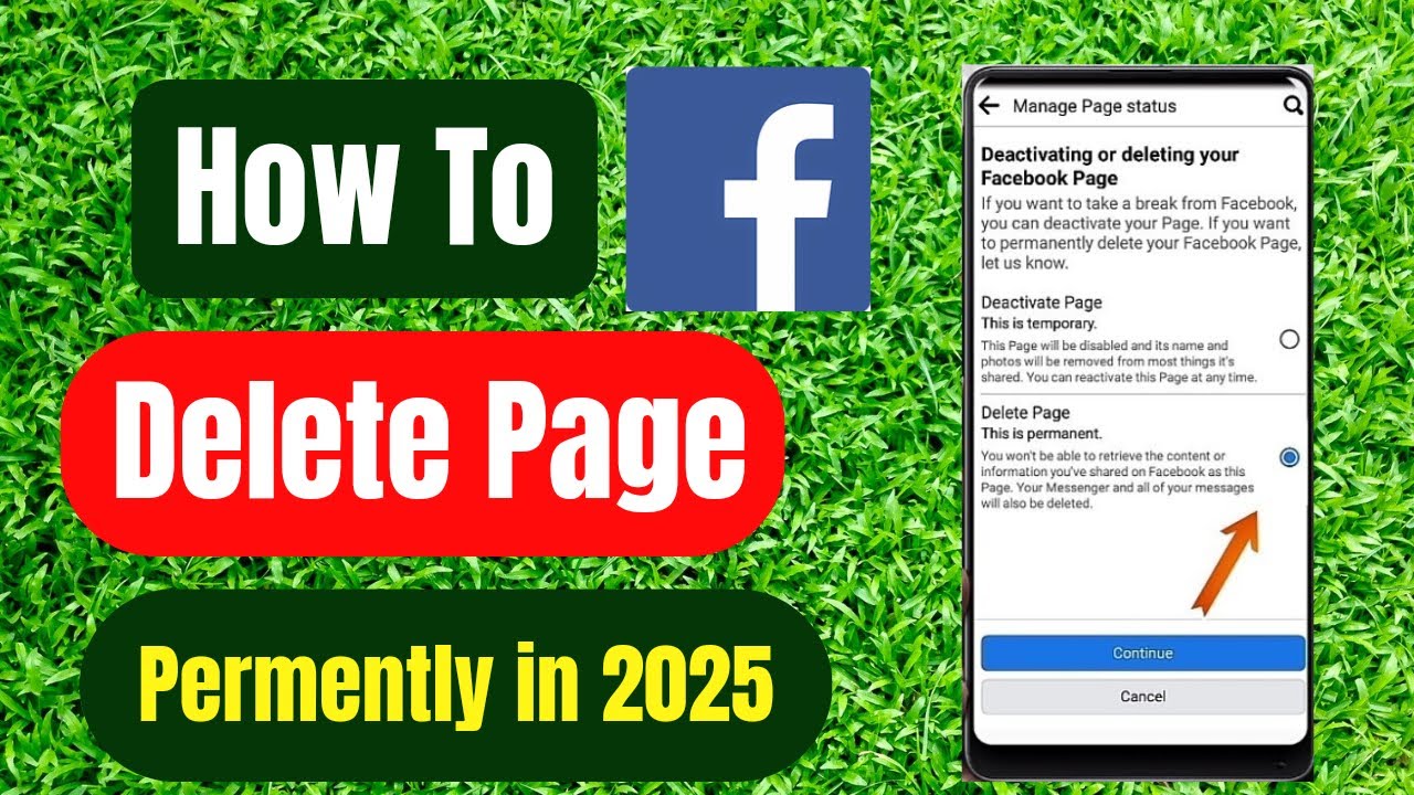 How to Permanently Delete Your Facebook Page 2025 full guide - YouTube