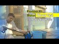Pioneer P1 Premium Pressure Washer Water Throw Test