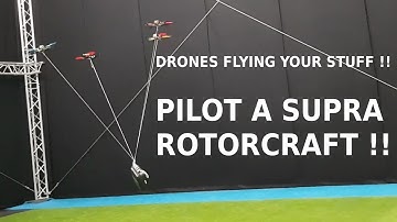 Collaborative transportation with rotorcraft