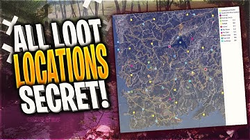 SCUM! ALL LOOT LOCATIONS! *MAP* - NEW Survival Game (Scum Gameplay)