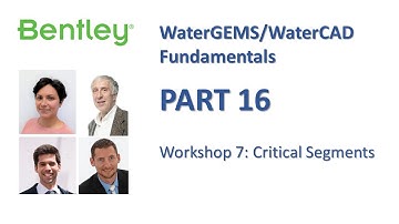 WaterGEMS/WaterCAD Fundamentals Part 16: Workshop 7 (Critical Segments)