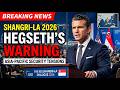 Breaking: Pete Hegseth Speaks on China, Security & Regional Stability in Singapore
