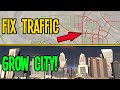 BIG BRAIN Traffic Fix Grows City to 200K in Cities Skylines!!