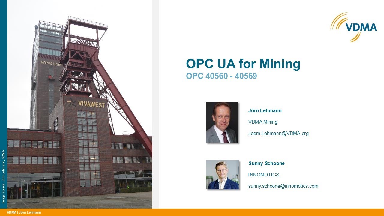 OPC UA for Mining │ VDMA Shopfloor Data Sessions │ Session 13 - YouTube