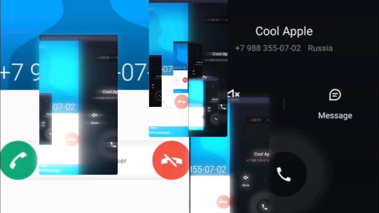 Sony Xperia M2 Aqua (D2403)  vs Meizu M2 Note incoming calls / Screen video collage