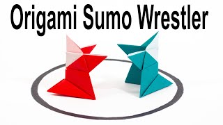 Origami Sumo Wrestler Tutorial (Traditional)