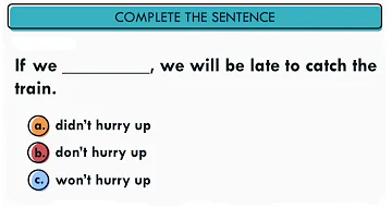 How do you identify a conditional type?