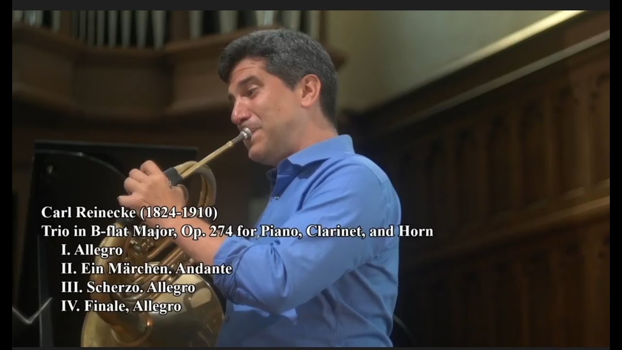 Carl Reinecke - Trio for piano, clarinet and horn, Op. 274