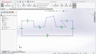 Определение эскиза в SOLIDWORKS Определение эскиза в SOLIDWORKS